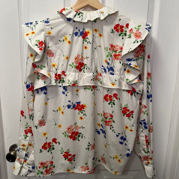 Tuckernuck Morning Light Amaryllis Winnie Blouse, Large, 100% Cotton - Picture 3 of 9